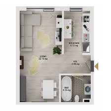 Alege zonele preferate din bucuresti. Garsoniera Tip 1 T2 Uverturii Residence