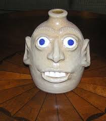 Bon Aqua Tennessee Pottery Face Jug