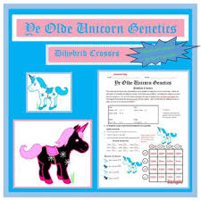 Unicorn Genetics Dihybrid Crosses F1 Dihybrid Cross Worksheet Activity This Dihybrid Cross Act Dihybrid Cross Dihybrid Cross Worksheet Genetics Activities