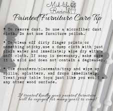 Painted Furniture Care Instructions Custom Painted Furniture Furniture Care Painted Furniture