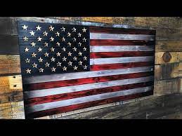 Top angebote für küche & haushalt.kostenlose lieferung möglich How To Build A Burnt Wood American Flag Merica Youtube