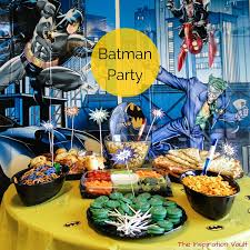 Batman birthday party dessert table! Batman Party