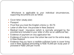 Cover Letter For Visa Application New Zealand