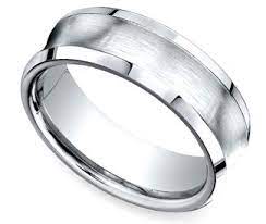 Concave Beveled Men S Wedding Ring In Platinum Wedding Rings Men S Wedding Ring Mens Wedding Rings