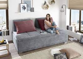 Couch Sofa Zweisitzer Boxspring Bettsofa Schlafsofa Pu Topper Grau Berry 2m Ebay Bettsofa Sofa Schlafsofa