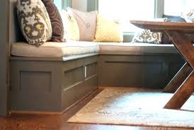 Comfort beckons in the corner. Dining Bench Seating Storage Banquette Kitchen Corner Black Table Seat House N Decor