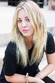 Kaley Cuoco Kaley Cuoco Hair Long Layered Haircuts Kaley Cuoco