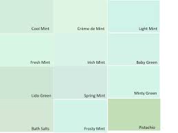 Benjamin Moore Mint Green Paint Swatches I Created This To Help Choose A Nursery Color I Am Leaning Toward Mint Green Bedroom Mint Paint Green Painted Walls