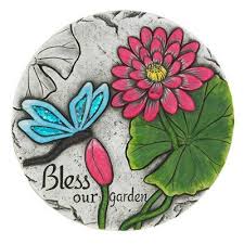 Winston Porter Macaulay Bless Our Garden Butterfly Step Stone Garden Stepping Stones Decorative Stepping Stones Step Stones