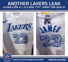 Los angeles lakers lebron james statement edition swingman jersey. Leak New La Lakers Blue And Silver City Jersey For 2021 Sportslogos Net News