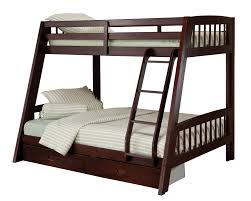 Airlie twin over full espresso wood bunk bed. Rockdale Bunk Bed Espresso