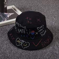 Lanmrem Women Spring Winter Doodle Flat Cap Fisherman Hats Allmatch Casual Clothing Accessories Ta454 Outfits With Hats Cute Hats Bucket Hat Fashion