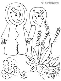 The spruce / evan polenghi these turkey coloring pages will get all the kids excited. Ruth And Naomi Coloring Page Children S Bible Lessons Coloring Library