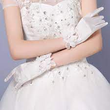 Wedding Gloves Lace Gloves Short Gloves Wedding Gloves With Handmade Flower Typ0539 Wedding Gloves Wedding Dress Accessories Beautiful Dresses