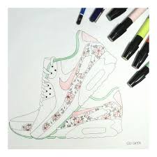 Sneakers Artwork Nike Air Max C Co Arelli Illustration De Mode Carnet De Dessin Dessin Chaussure