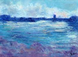 Cool Water Chalk And Oil Pastel On Canvas In Water Reflections I've used water soluble colored pencils before, but i recently realized i have a set of water soluble pastel chalks, too.