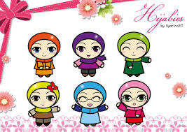 Gambar 100 gambar kartun muslimah gemuk kumpulan lucu anak via rebanas.com. Eid Mubarak