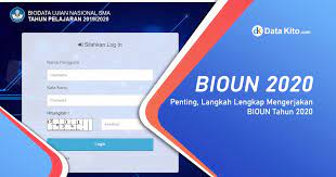 Penting Langkah Lengkap Mengerjakan Bioun Tahun 2020 Data Kito