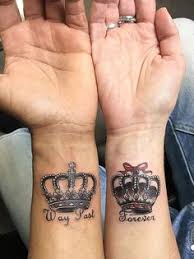 Do you know that some couples even get matching tattoos to commemorate. Tattoo Couples Tattoos His Queen Her King Facebook