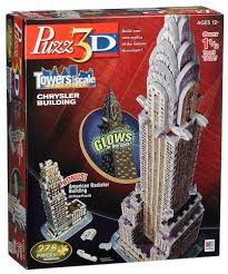 Keeping the kids entertained is tricky. 3d Chrysler Building Puzzle Awe Inspiring 3d Replica Landmark