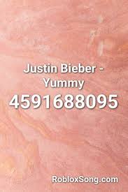 Justin Bieber Yummy Roblox Id Roblox Music Codes Roblox Justin Bieber Songs