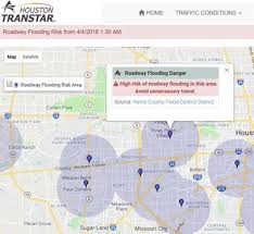 Bfes are shown within these zones. Tti Houston Transtar Win Awards For Roadway Flood Warning System Texas A M Transportation Institute