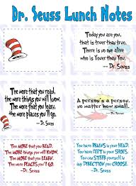 dr seuss lunch notes