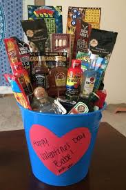 Gift Baskets For Men S Birthday Valentine Gifts Ideas For Him For Her And For Friends In 2020 Mens Valentines Gifts Valentine S Day Gift Baskets Mens Valentines Day Gifts