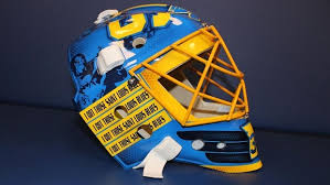 Elizabeth csukor leblanc the monteal canadians!go habs go! Jake Allen S Incredible New Blues Mask Features A Tribute To Louis Armstrong Article Bardown