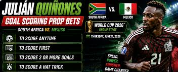 What Are the Payout Odds If Julian Quinones Scores First, Anytime Goal - Mexico vs. South Africa World Cup Match?