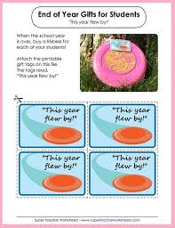 Printable end of the year tags for students. End Of The School Year Frisbee Gift Printable Labels Student Gift Tags Student Teacher Gifts Student Gifts