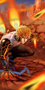 1080 x 1920 jpeg 329 кб. Download 1080x2160 Wallpaper Blonde Genos One Punch Man Honor 7x Honor 9 Lite Honor View 10 Hd Image Background 21380