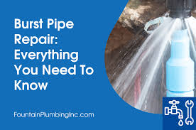 Burst Pipe Repair: Everything You Need to Know | Fountain Plumbing | Tyler,  TX