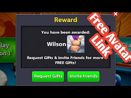 8 ball pool is the most downloaded and hottest pool, sport easily obtainable on android, ios, and the internet. 8 Ball Pool Free Wilson Avatar Link Syed Mk Youtube