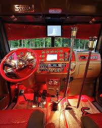 Peterbilt Custom 379 Interior Semi Trucks Interior Truck Interior Peterbilt Trucks