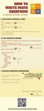 How To Write Math Equations In Html In 2020 Equations Learn Computer Coding Javascript Math