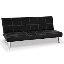 It measures 33 x 81 x 35 inches and weighs just under 200 pounds, so it is a heavy sofa that will require multiple people to set up or move. Buy Chelsea 3 Seater Faux Leather Sofa Bed Couch Black Grays Australia