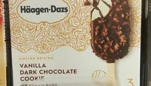 The smooth sophistication of coffee ice cream swirled with cookie crumbles and sprinkled with chocolate espresso flakes; Spotted On Shelves Haagen Dazs Espresso Chocolate Cookie Crumble Ice Cream The Impulsive Buy
