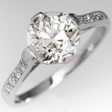 However, the price varies depending on the clarity and color grades used, as well as the type of. 1 5 Carat Diamond Engagement Ring In Platinum W Accents