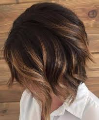 What do you think of my new hairstyle? Balayage Short Hair Caramel Brunette Balayage Bob With Dark Smudge Root Fall Hair Color For Brunettes Hair Styles Short Hair Balayage