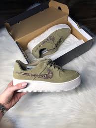 Swarovski Nike Air Force 1 Sage Low Women Casual Sneakers