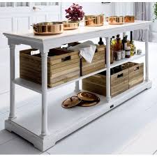 Desserte Cuisine Blanche Bois Massif 4 Paniers Meuble Desserte Console Cuisine Desserte Cuisine