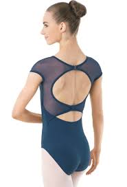 Open Back Dance Leotard W Mesh Sleeves Balera In 2019