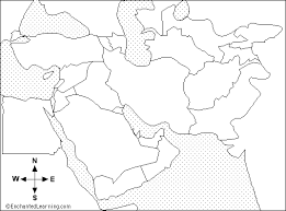 Middle East Outline Map Middle East Map Geography For Kids Classical Conversations Homeschool