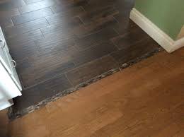 Our Completed Kitchen Floor Removed The Oak Engineered Hardwood Same As Seen Here And Replaced With Wood Flooring Ceramic Wood Tile Floor Wood Tile Floors