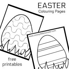 Cross coloring pages are one of the most popular religious coloring sheet varieties often searched for by parents. Easter Egg Colouring Pages Messy Little Monster