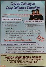 Teacher Training Course In Early Childhood Education Childhood Education Early Childhood Teacher Training