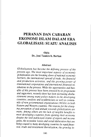 Awal berdirinya nu adalah berkumpulnya para alim (cendekiawan) di jombang diprakarsai oleh mbah hasyim yang. Pdf Peranan Dan Cabaran Ekonomi Islam Dalam Era Globalisasi Suatu Analisis