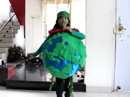Naomi As Earth For Sjc Bhopal Fancy Dress Competition Fancy Dress Competition Girls Fancy Dresses Fancy Dress For Kids