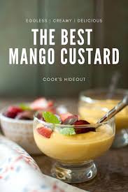 Delicious Fruit Salad Made With Mango Custard Cook S Hideout In 2020 Indian Custard Recipe Custard Dessert Recipes Mango Custard Recipe